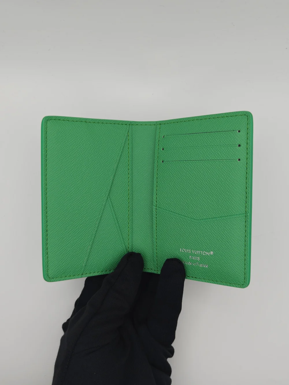 Louis Vuitton Green Golf Monogram Card Holder Pocket Organizer